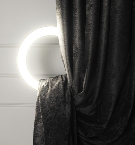 Zasłona welwetowa czarna 140×260 cm – elegancka, półzaciemniająca, na przelotkach