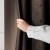 Zasłona welwetowa ciemna chłodna brązowa 140×260 cm – elegancka, półzaciemniająca, na przelotkach