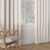 Zasłona welwetowa blackout 140x260 cm chłodna kremowa na taśmie, elegancka przyciemniająca