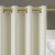 Zasłona gotowa typu blackout na przelotkach – ecru, 140 × 250 cm