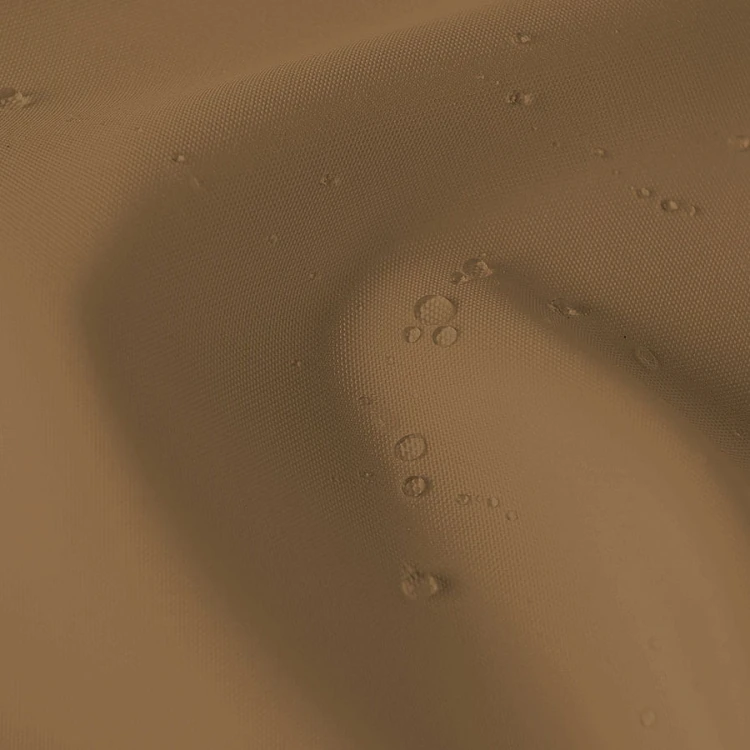 Zasłona gotowa na taśmie ogrodowa– 140x200 cm, kolor ciepły brązowy