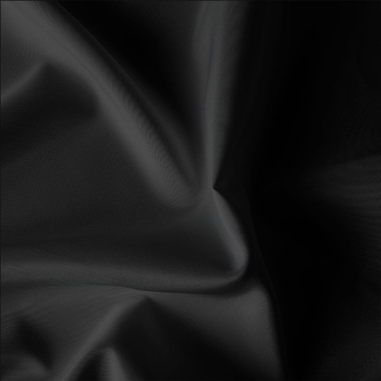 Zasłona gotowa na taśmie ogrodowa– 140x240 cm, kolor czarny